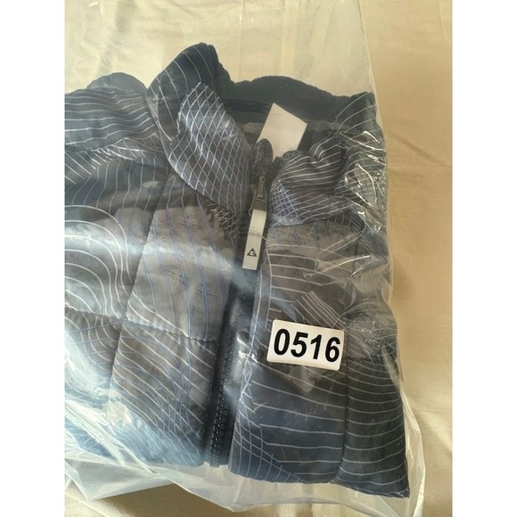 Gerry Boys Puffe Winter Jacket Sz S 7-8 Gray Blue Insulated Full Zip Coat Pocket - Picture 14 of 14